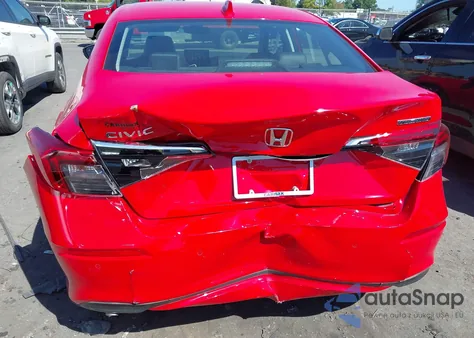 2023 Honda Civic Touring z USA, uszkodzony, nr VIN 2HGFE1F97PH323458